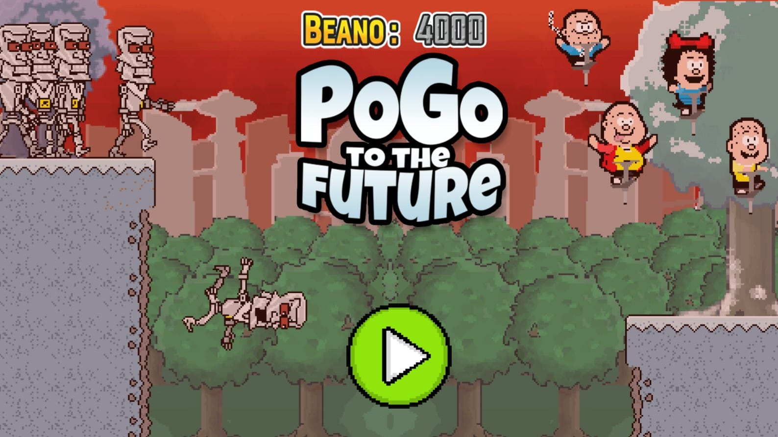 Beano PoGo to the Future Arcade Action